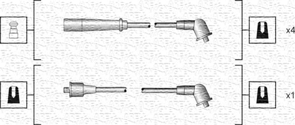 Sytytysjohtosarja MAGNETI MARELLI 941318111185