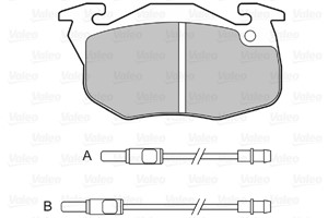 Jarrupalasarja, levyjarru, Etuakseli, CITROËN,PEUGEOT, 425091, 4250-91, 425092, 4250-92, 425165, 4251-65, 425314, 4253-14, 95659616