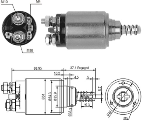 Magneettikytkin, käynnistin MAGNETI MARELLI 940113050187