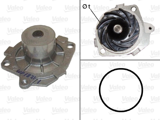 Vesipumppu VALEO 506590