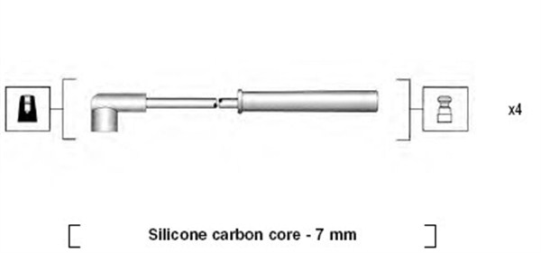 Sytytysjohtosarja MAGNETI MARELLI 941385040937