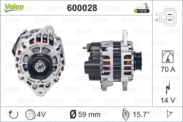 Laturi VALEO 600028