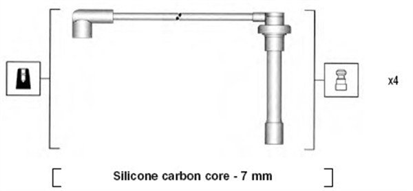 Sytytysjohtosarja MAGNETI MARELLI 941315030890