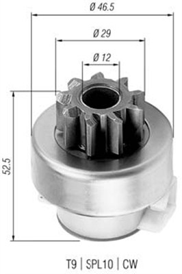 Hammaspyörä, käynnistys MAGNETI MARELLI 940113020325