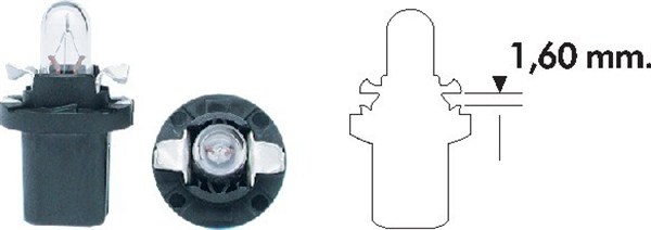 Polttimo, mittariston valo MAGNETI MARELLI 003723100000