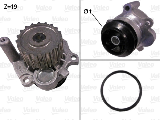 Vesipumppu VALEO 506533