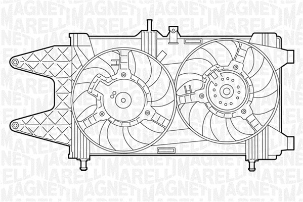Tuuletin (moottorijäähdytys) MAGNETI MARELLI 069422013010