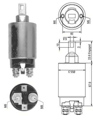 Magneettikytkin, käynnistin MAGNETI MARELLI 940113050332