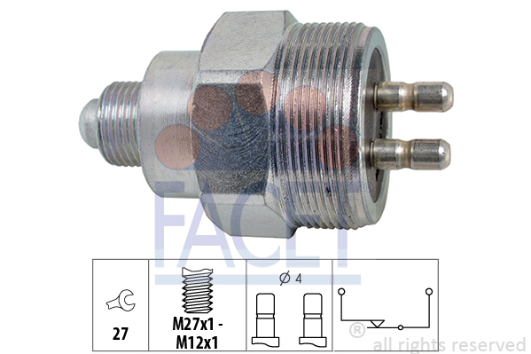 Kytkin, peruutusvalo FACET 7.6324