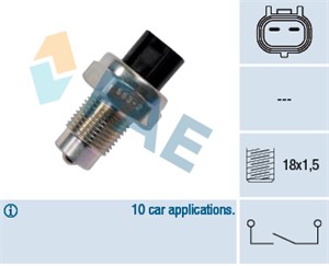 Kytkin, peruutusvalo, CITROËN C1, PEUGEOT 107, TOYOTA AURIS, AYGO, MR2 III, YARIS, 2257.55, 84540-17010, 84540-70020
