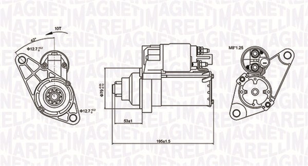 Startteri MAGNETI MARELLI 063721330010
