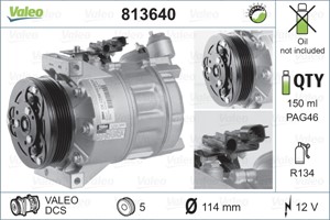 Kompressori, ilmastointilaite, VOLVO S60 II, S80 II, V70 II, V70 III, XC60, XC70 II, XC70 CROSS COUNTRY, 30780443, 31250519, 31291135, 3