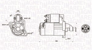 Käynnistin, MAZDA,PEUGEOT, F7RU11000AA, FP1318400, FP3418400A, M000T80381, M0T80381