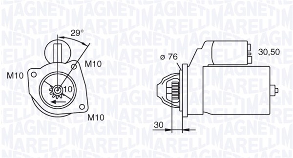 Startteri MAGNETI MARELLI 063280010010