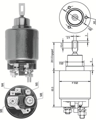 Magneettikytkin, käynnistin MAGNETI MARELLI 940113050124