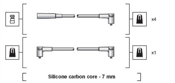 Sytytysjohtosarja MAGNETI MARELLI 941318111198