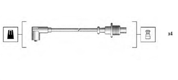 Sytytysjohtosarja MAGNETI MARELLI 941135160703