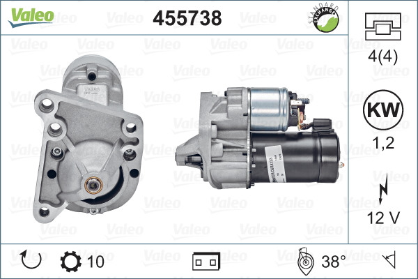 Startteri VALEO 455738
