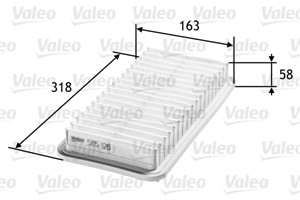 Ilmansuodatin, TOYOTA, 178010B020, 17801-0B020, 178010G010, 17801-0G010, 1780127020, 17801-27020, TA1278