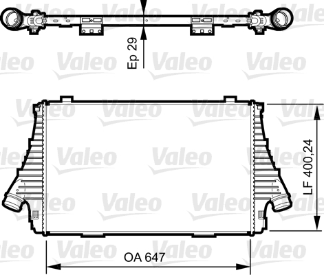 Välijäähdytin VALEO 818721