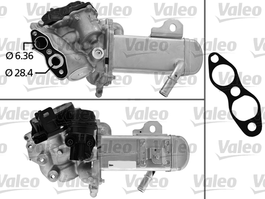 EGR-moduuli (pakokaasukierrätys) VALEO 700451