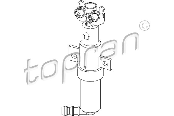 Pesusuutin, ajovalo TOPRAN 113 438