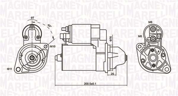 Startteri MAGNETI MARELLI 063721412010