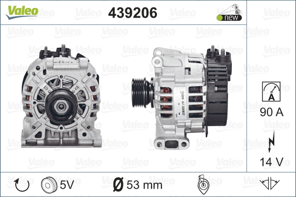 Laturi VALEO 439206