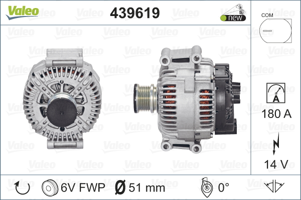 Laturi VALEO 439619