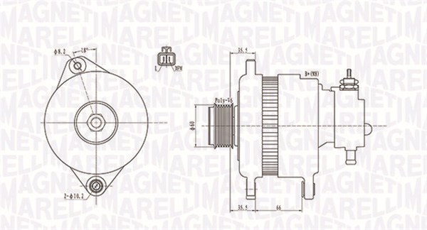 Laturi MAGNETI MARELLI 063731900010