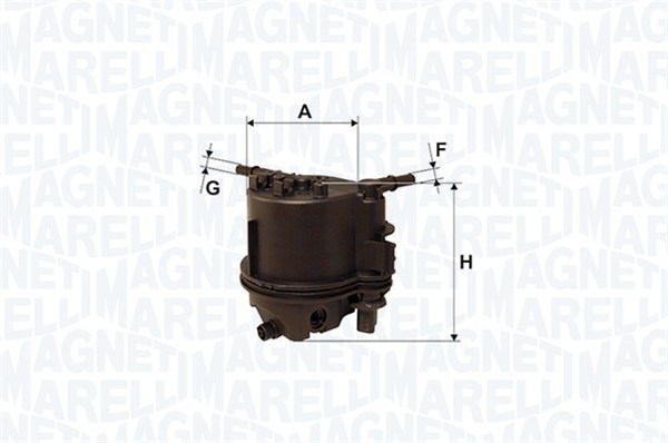 Polttoainesuodatin MAGNETI MARELLI 152071760667