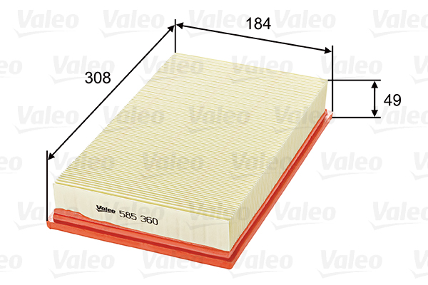 Ilmansuodatin VALEO 585360