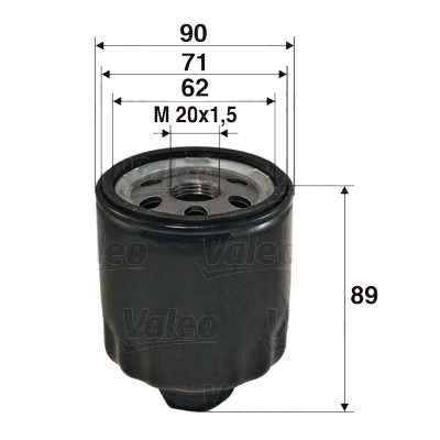 Öljynsuodatin VALEO 586004