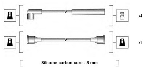 Sytytysjohtosarja MAGNETI MARELLI 941185070768