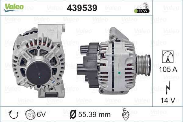 Laturi VALEO 439539