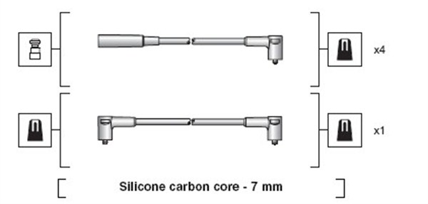 Sytytysjohtosarja MAGNETI MARELLI 941318111261