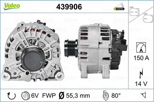 Laturi VALEO 439906
