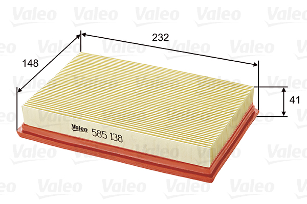 Ilmansuodatin VALEO 585138
