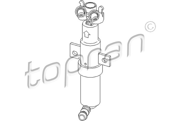 Pesusuutin, ajovalo TOPRAN 113 439