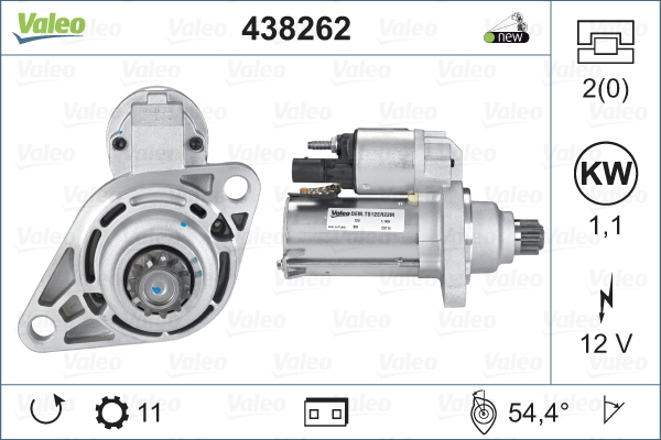 Startteri VALEO 438262