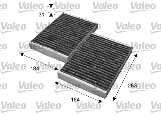 Raitisilmasuodatin VALEO 715643