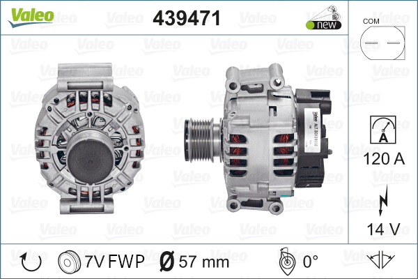 Laturi VALEO 439471