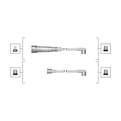 Sytytysjohtosarja MAGNETI MARELLI 941319170004
