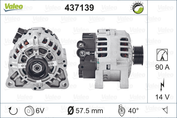 Laturi VALEO 437139