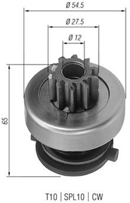 Hammaspyörä, käynnistys MAGNETI MARELLI 940113020166
