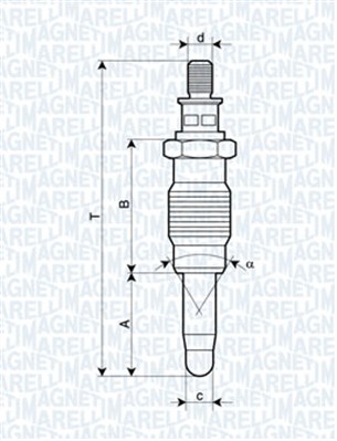 Hehkutulppa MAGNETI MARELLI 062900005304