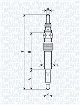 Hehkutulppa MAGNETI MARELLI 062900071304