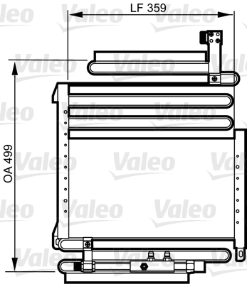 Lauhdutin, ilmastointilaite VALEO 814288