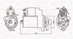Käynnistin, AUDI 100, 100 Avant, 80, 80 Avant, A4, A4 Avant, A4 Cabriolet, A6, A6 Avant, CABRIOLET, COUPE, SKODA SUPERB I, 026911023C, 0