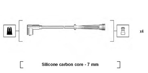 Sytytysjohtosarja MAGNETI MARELLI 941145350732
